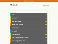 Screenshot des Blogs lifejam.de