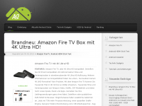 Screenshot des Blogs Android-Sticks.de