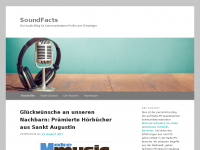 Screenshot des Blogs SoundFacts – der RadioBlog
