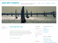 Screenshot des Blogs Just my 2 Cents…