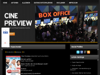 Screenshot des Blogs Cine Preview