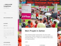 Screenshot des Blogs Mein erster Ironman