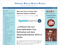 Screenshot des Blogs Erfolg durch mentale Entspannung – Hypnose Berlin Moritz Rudolf