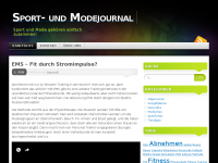 Screenshot des Blogs Sport- und Modejournal