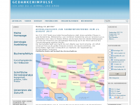 Screenshot des Blogs Gedankemimpulse