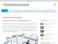 Screenshot des Blogs Schwerbehindertenausweis beantragen
