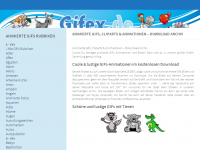 Screenshot des Blogs gifex.de