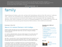 Screenshot des Blogs we are family – modern family