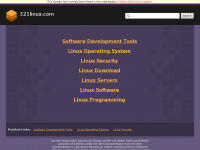 Screenshot des Blogs 321linux.com