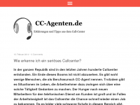 Screenshot des Blogs CC-Agenten