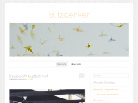 Screenshot des Blogs Blitzdenker
