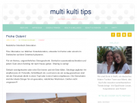 Screenshot des Blogs Multi Kulti Tips
