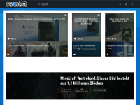 Screenshot des Blogs PS4 News