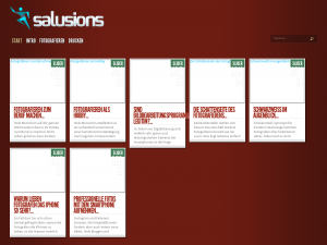 Screenshot des Blogs Salusions