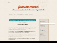 Screenshot des Blogs Feinschmeckerei