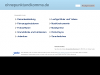Screenshot des Blogs ohnepunktundkomma