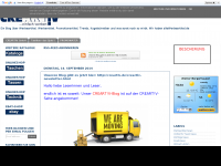 Screenshot des Blogs Neues aus der Welt der Werbeartikel