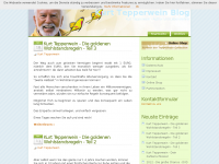 Screenshot des Blogs Kurt Tepperwein Blog