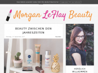 Screenshot des Blogs Morgan LeFlay Beauty
