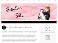 Screenshot des Blogs Fräulein Ella