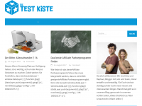 Screenshot des Blogs Die Testkiste