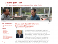 Screenshot des Blogs Gastro Job Talk