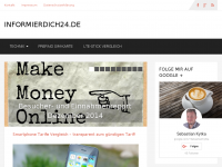 Screenshot des Blogs informierdich24.de