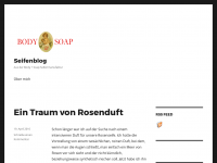 Screenshot des Blogs Seifenblog BODY + SOAP