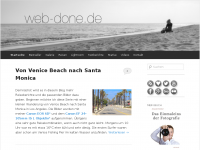 Screenshot des Blogs Fotografie Blog web-done.de