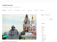 Screenshot des Blogs Trolley Tourist