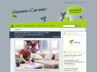 Screenshot des Blogs Games-Career Blog