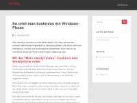 Screenshot des Blogs Windows Vista Blog