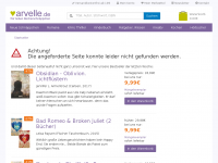 Screenshot des Blogs Arvelle Magazin