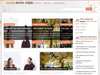 Screenshot des Blogs Reisen nach Asien
