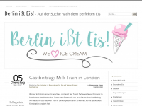 Screenshot des Blogs Berlin ißt Eis!