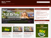 Screenshot des Blogs Neue Casino Spiele