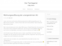 Screenshot des Blogs Der Fachlagerist