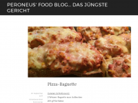 Screenshot des Blogs Peroneus