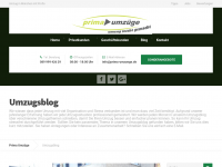 Screenshot des Blogs Umzugsblog von Umzugsprofis
