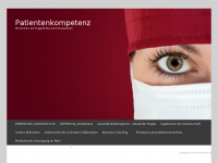 Screenshot des Blogs Patientenkompetenz