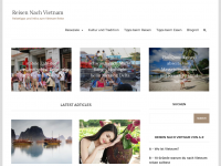 Screenshot des Blogs Reisen nach Vietnam