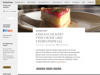 Screenshot des Blogs Echtes Essen
