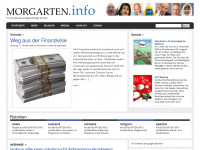 Screenshot des Blogs MORGARTEN