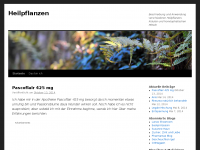 Screenshot des Blogs Heilpflanzen