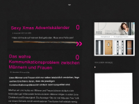 Screenshot des Blogs kl3tte – Die schönsten die im Leben sind Pink