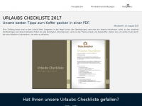 Screenshot des Blogs Reisekoffer Ratgeber
