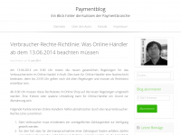 Screenshot des Blogs Paymentblog