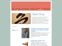 Screenshot des Blogs Sake Blog