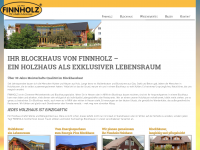 Screenshot des Blogs Blockhaus Bauen Wohnen und Leben