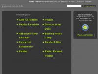 Screenshot des Blogs Pedelec Forum